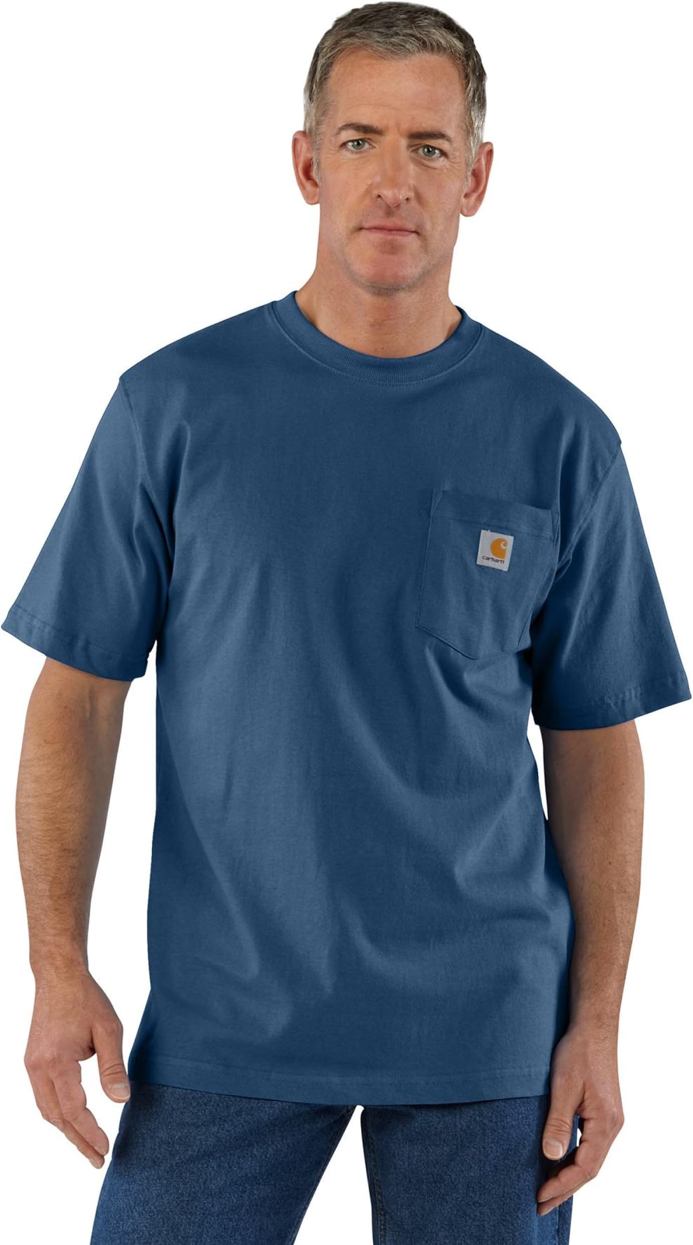 Carhartt Men's Loose Fit Heavyweight Short-Sleeve Pocket T-Shirt (Also Available in Big & Tall)