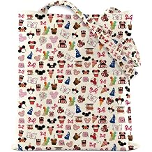 LONGXIN Vacation Trip Gift, Tote Bag for Women, Cartoon Character Lover Gift, Fairy Tales Gifts, Fairytale Fans, Reusable Canvas Cute Shoulder Bag for Shopping Grocery Work