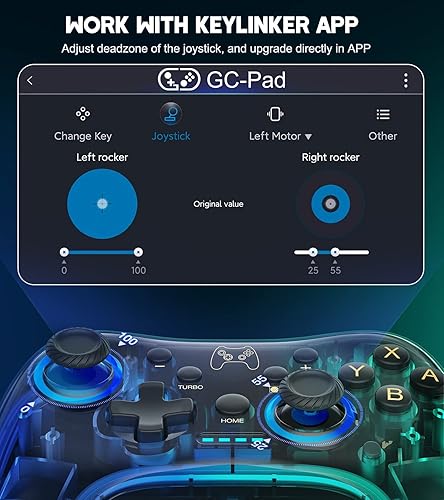 Miniatura 4 de Switch Controller Compatible with Nintendo SwitchLiteOLED & PCAndroidIOS, Switch Pro Controller With RGB Breathing LED, Switch Controllers Remote