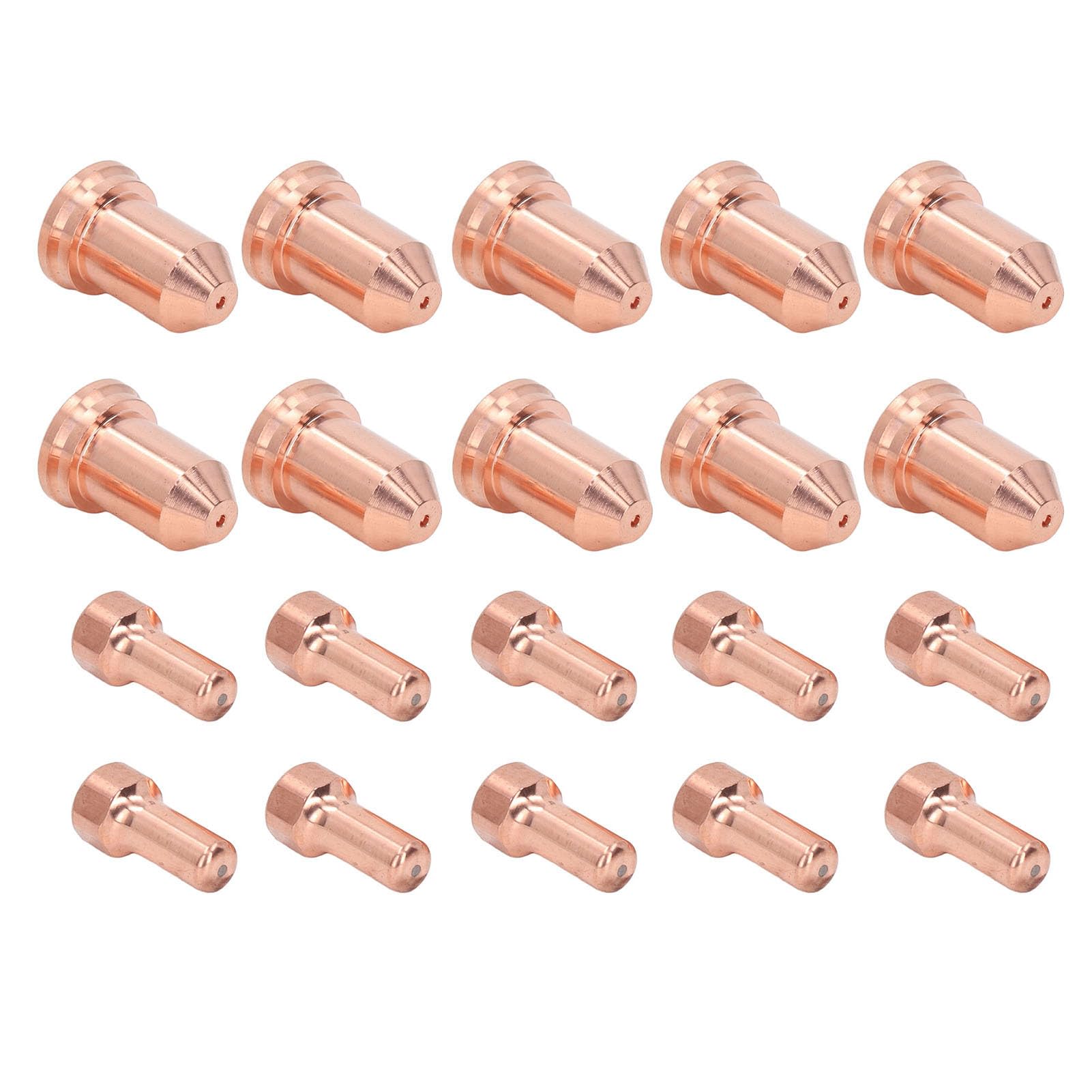Torch Nozzle Electrode Kit, 20-Piece Brass Consumable Set for PTM 80