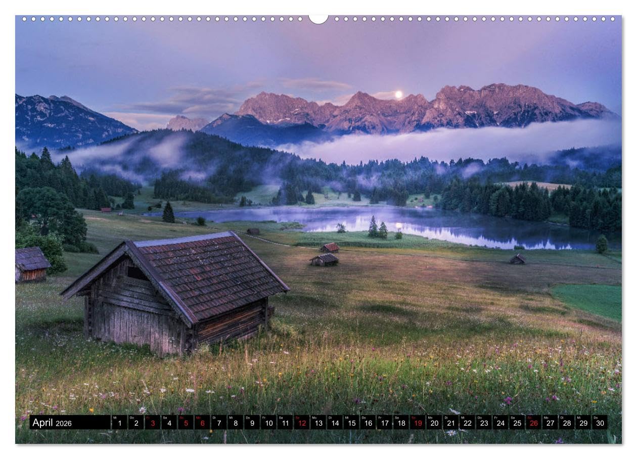 Alpen und Seen (hochwertiger Premium Wandkalender 2026 DIN A2 quer), Kunstdruck in Hochglanz: Landschaftsfotografie mit höchsten Ansprüchen (CALVENDO Natur)