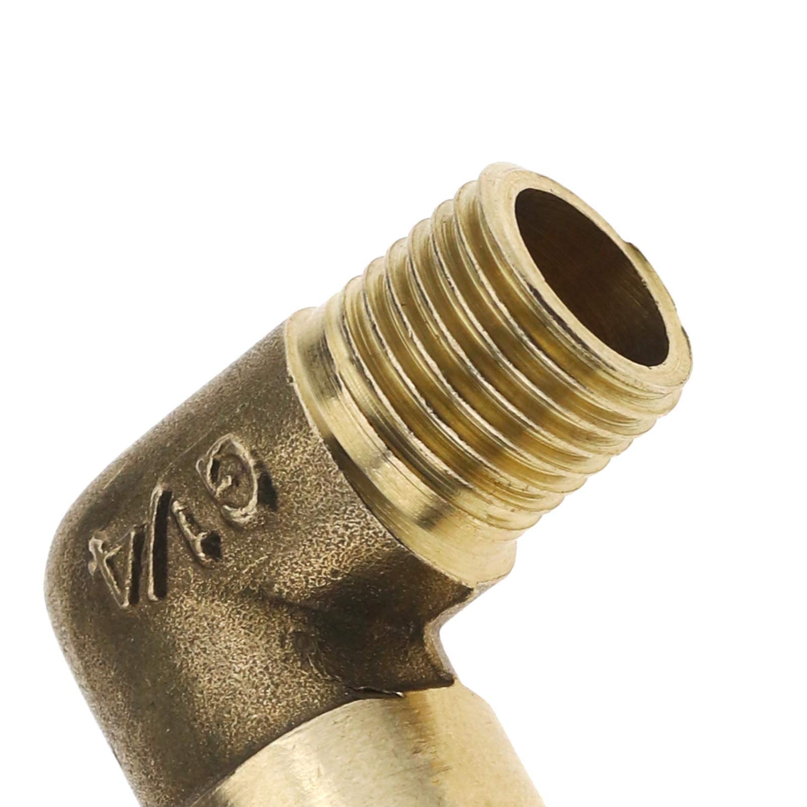 Amazon.co.jp: エアラインL字型コネクタ 1/4 BSP オス-メス エアー