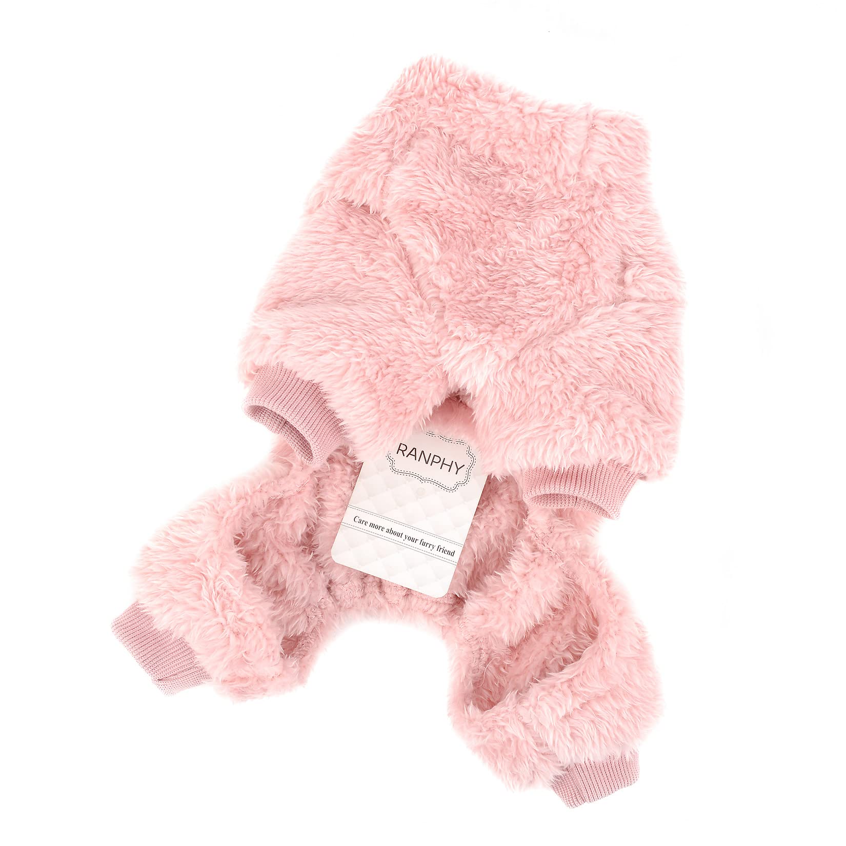 Ranphy Wollen kleine hondenjas voor jongens en meisjes, fleece gevoerde