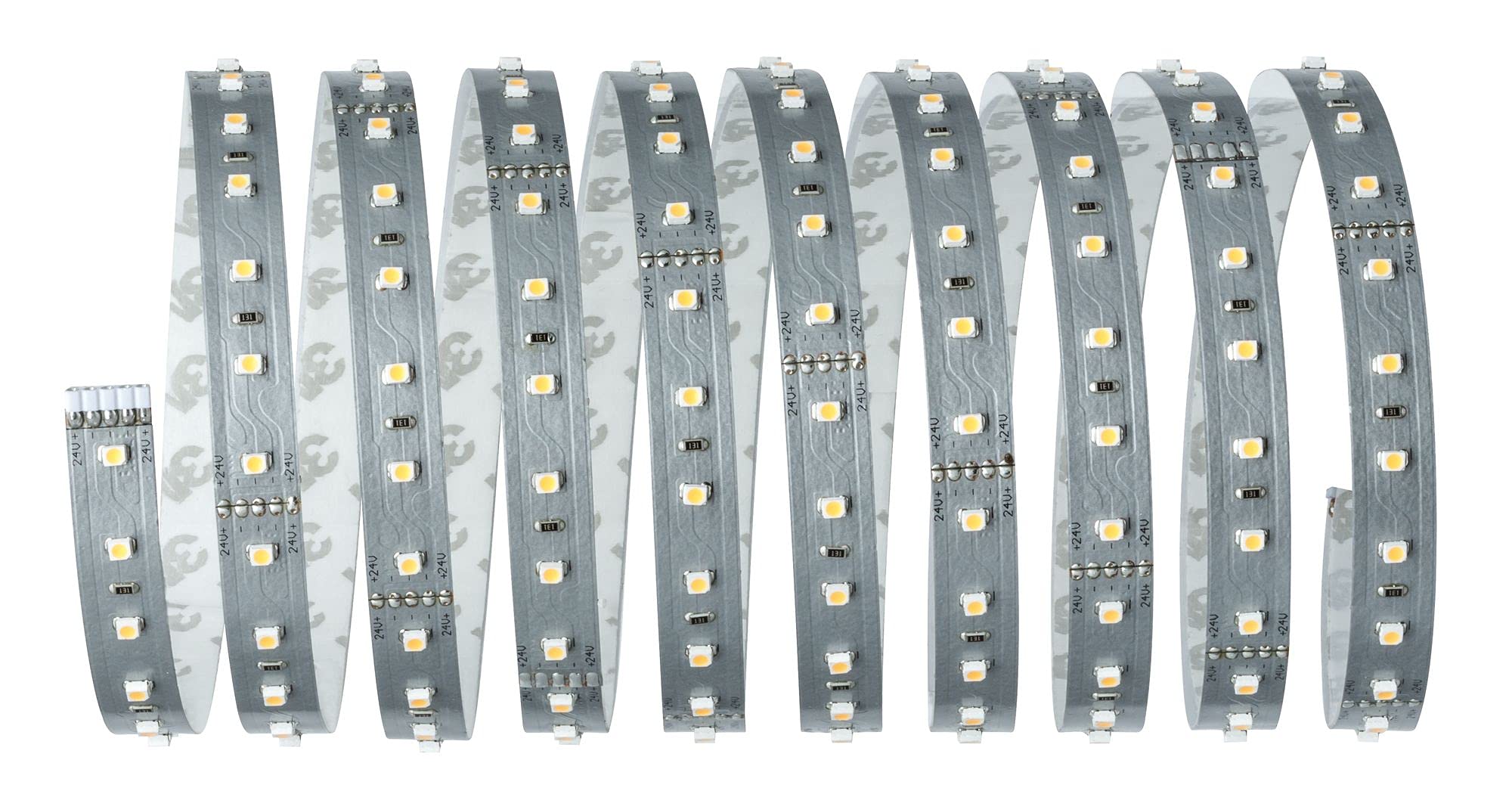 Paulmann 705.79 Juego básico Function MaxLED 500 3 m blanco cálido 20 W 230/24 V 36 VA plata 70579 Tira de luz LED, cinta de luz, tubo luminoso