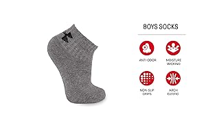 Under Armour boys Multi Pack Quarter Sock