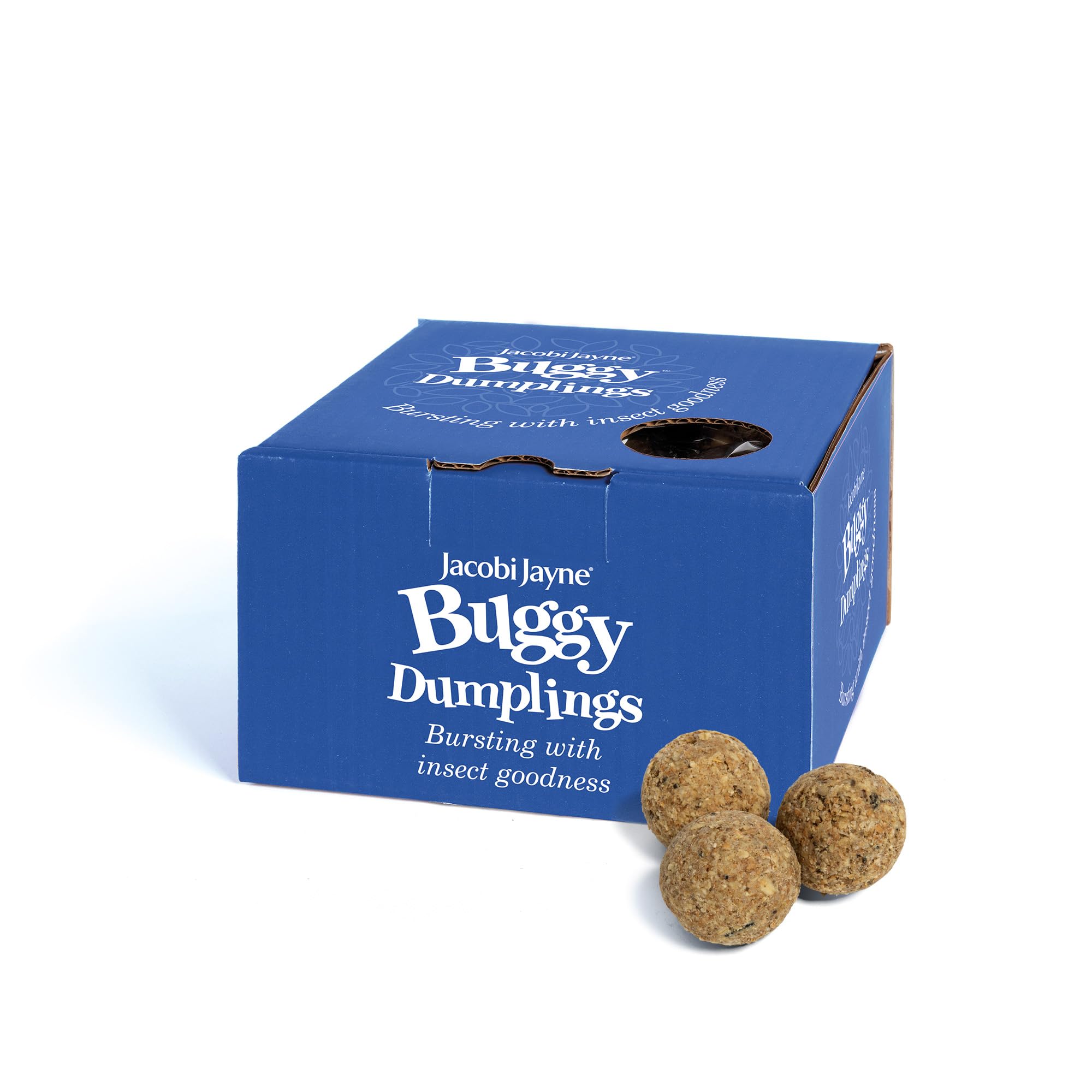 Jacobi Jayne Suet Balls For Wild Birds Chunky Dumplings™ HandiPack Of 18-100g Buggy Fat Balls For Wild Birds, High Energy Bird Food Fat Balls With Mealworms, Buggy Fat Suet Balls