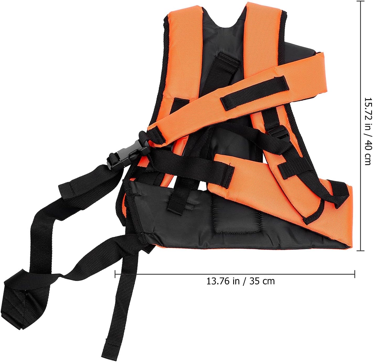 Double Shoulder Trimmer Belt Harness Strap 2pcs, Padded Grass Cutter Harness for Lawn Trimmers, Comfortable Waist Support for Outdoor Yard Work