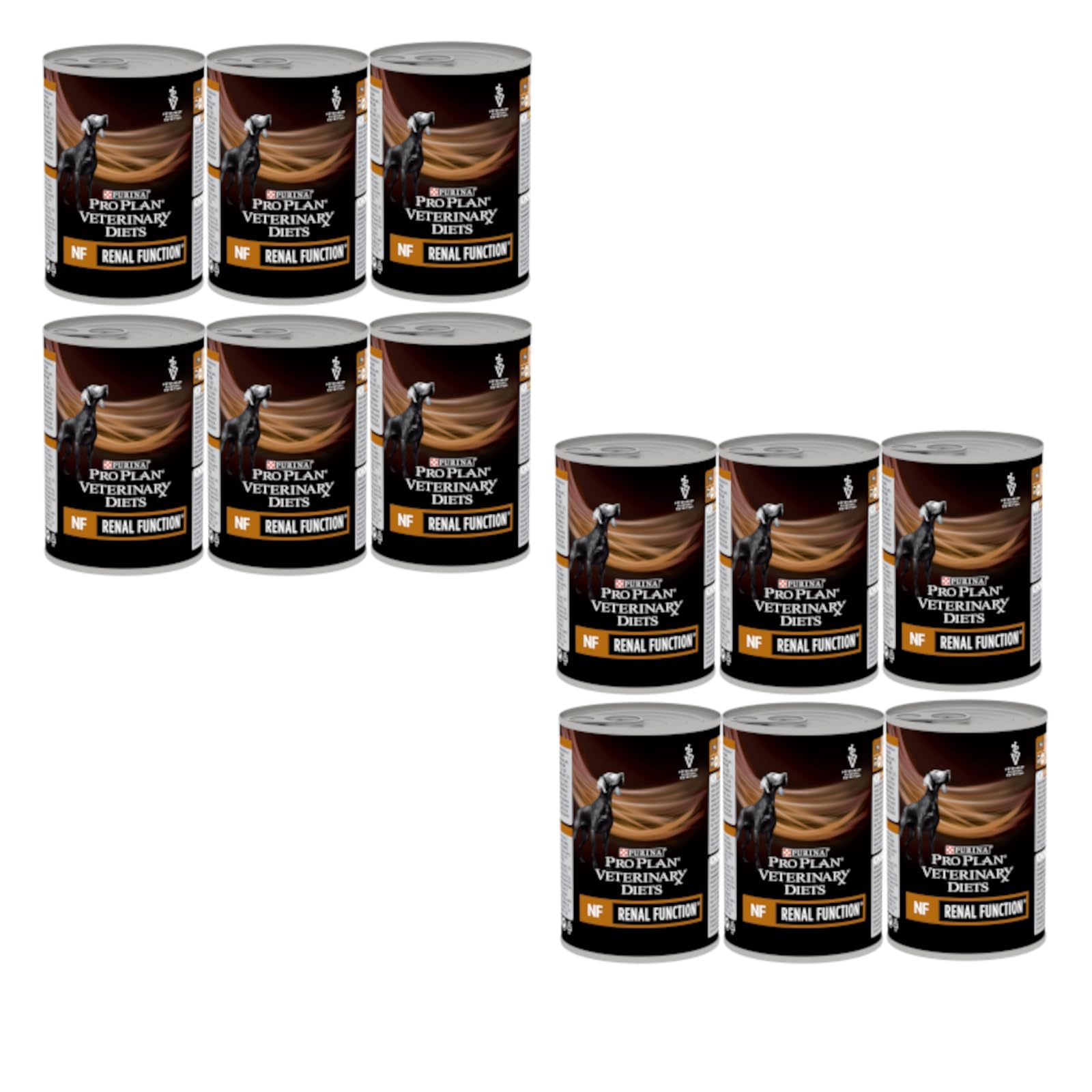 Purina Pro Plan® DIÈTES VÉTÉRINAIRES NF Renal Function Mousse | Pack de 12 | 12 x 400 g | Aliment diététique pour Chiens souffrant d'insuffisance rénale Chronique | Faible teneur en phosphore
