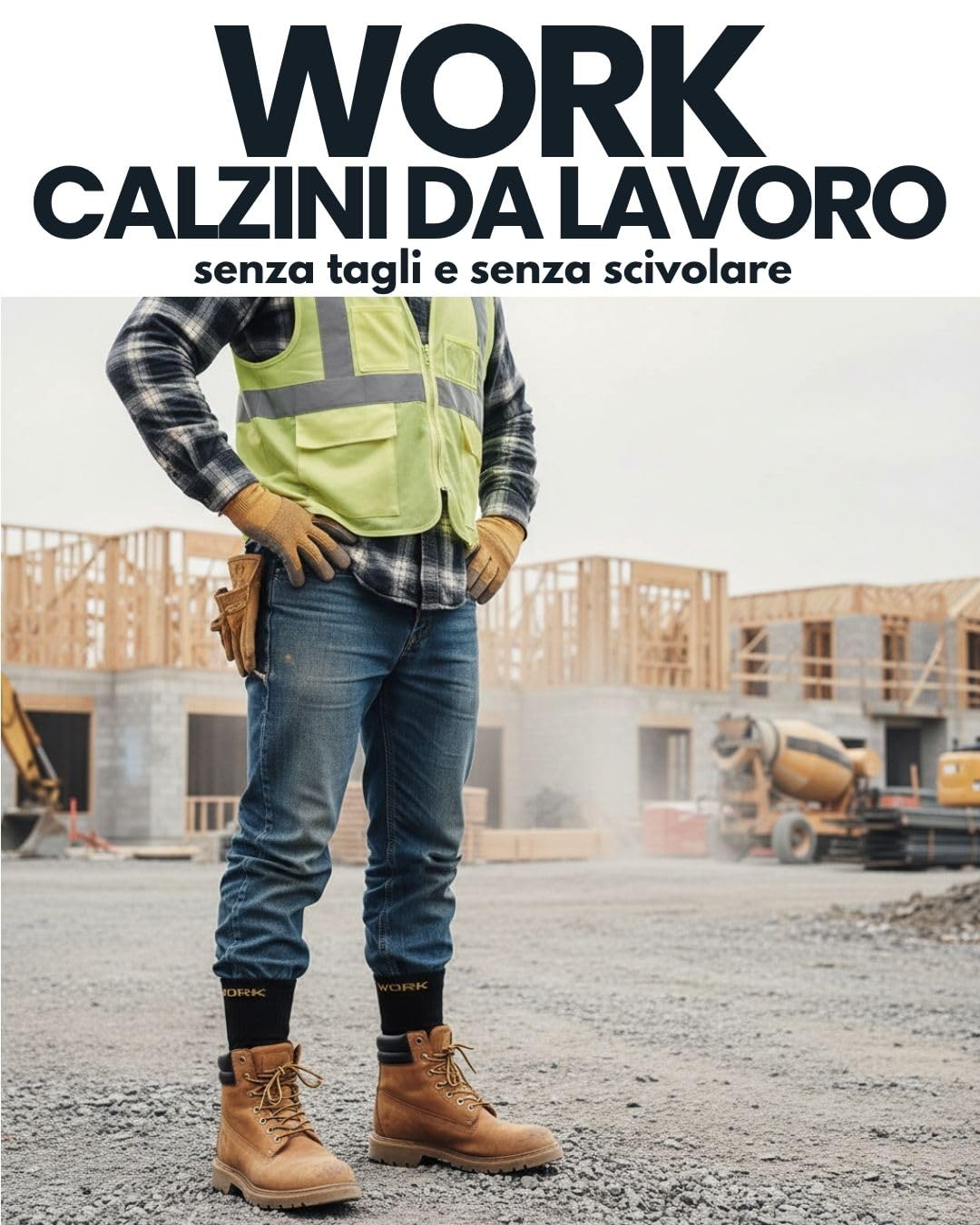 sockenkauf24 10 o 20 Paia di Calze da Lavoro Corti Uomo Cotone WORK
