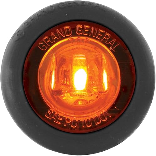 Miniatura 5 de GG Grand General 75292 Mini luz LED de doble función de gran angular de 1 pulgada con ojales de goma para camiones, remolques, cuatrimotos, UTV,