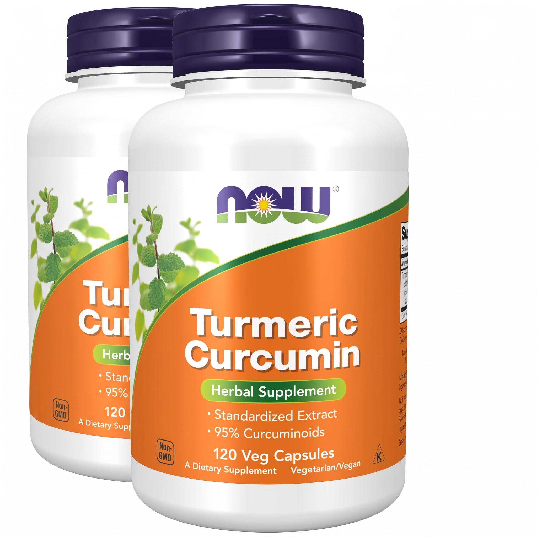 NOW Supplements, Turmeric Curcumin, 95% Curcuminoids, 120 Veg Caps — Amazon image 10