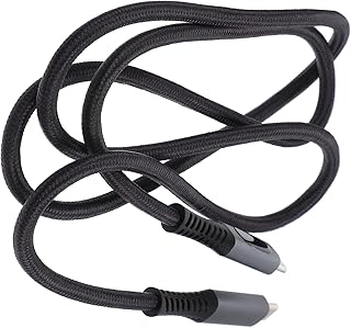 GARVALON Linha de carregamento durável Cabo de carregamento de telefone, linhas de carregamento de telefone, cabo tipo C, cabo de carregamento portátil, cabo de dados de carregamento USB, componente eletrônico, carregador de função completa