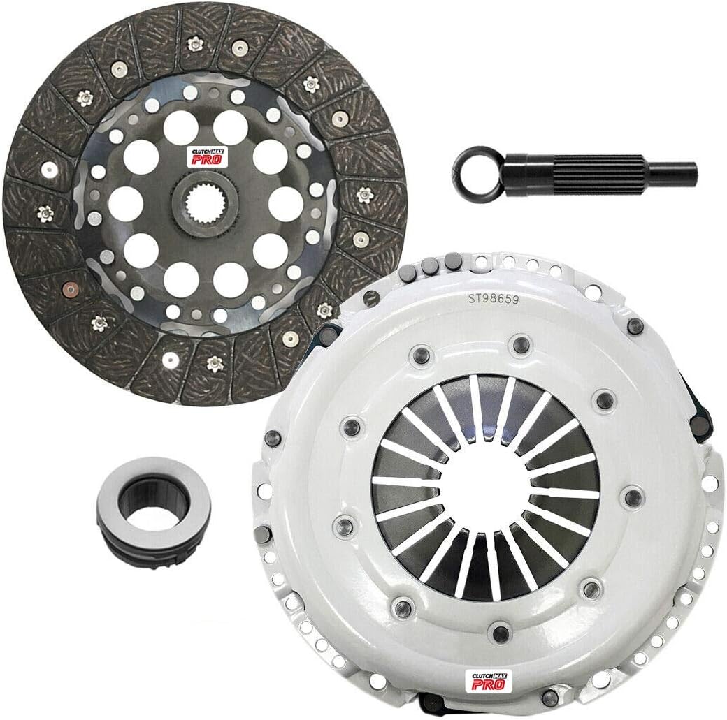 ClutchMaxPRO Performance Stage 1 Clutch Kit Compatible with 1997-2005 A4 A4 Quattro Turbo 1998-2005 VW Passat B5 B6 1.8L 1.8T (CP02027HDR-ST1)