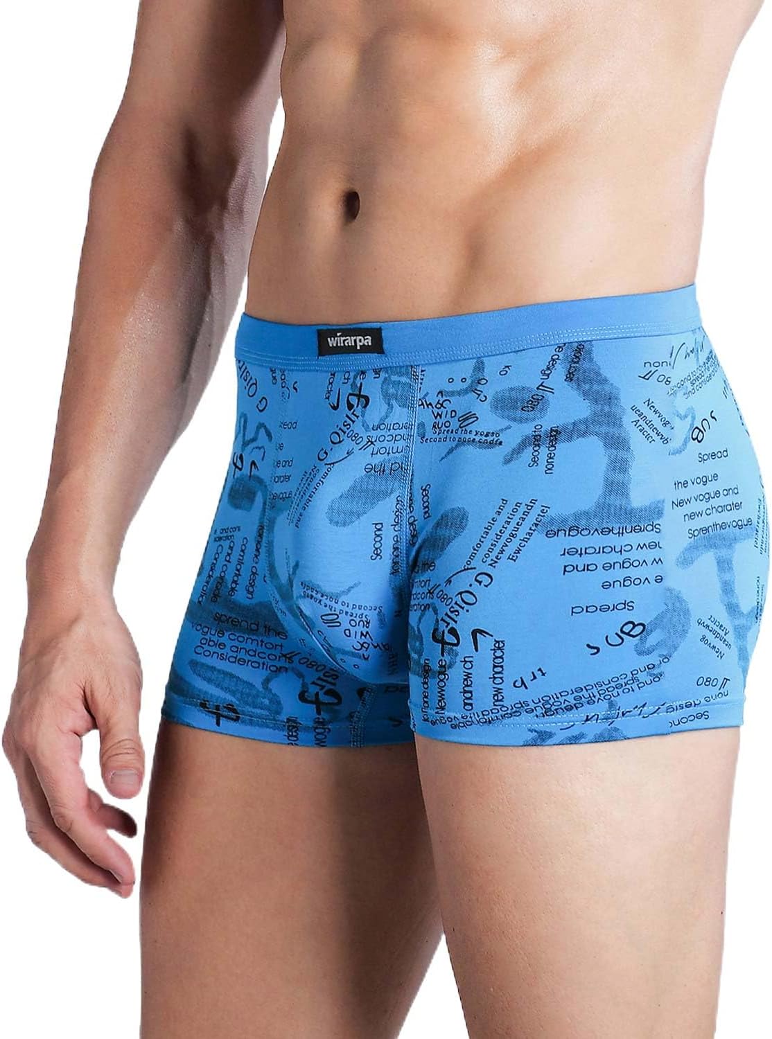 wirarpa Men's Breathable Modal Microfiber Trunks Underwear Covered Band Multipack - Image 2
