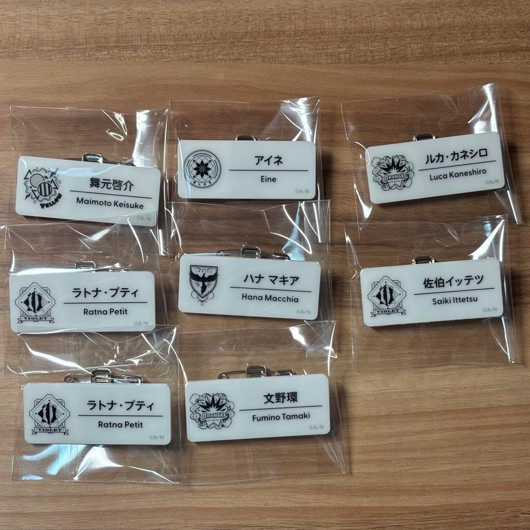 にじフェス2025 ネームバッジ 渡会雲雀×1加賀美ハヤト×1 フェス2025