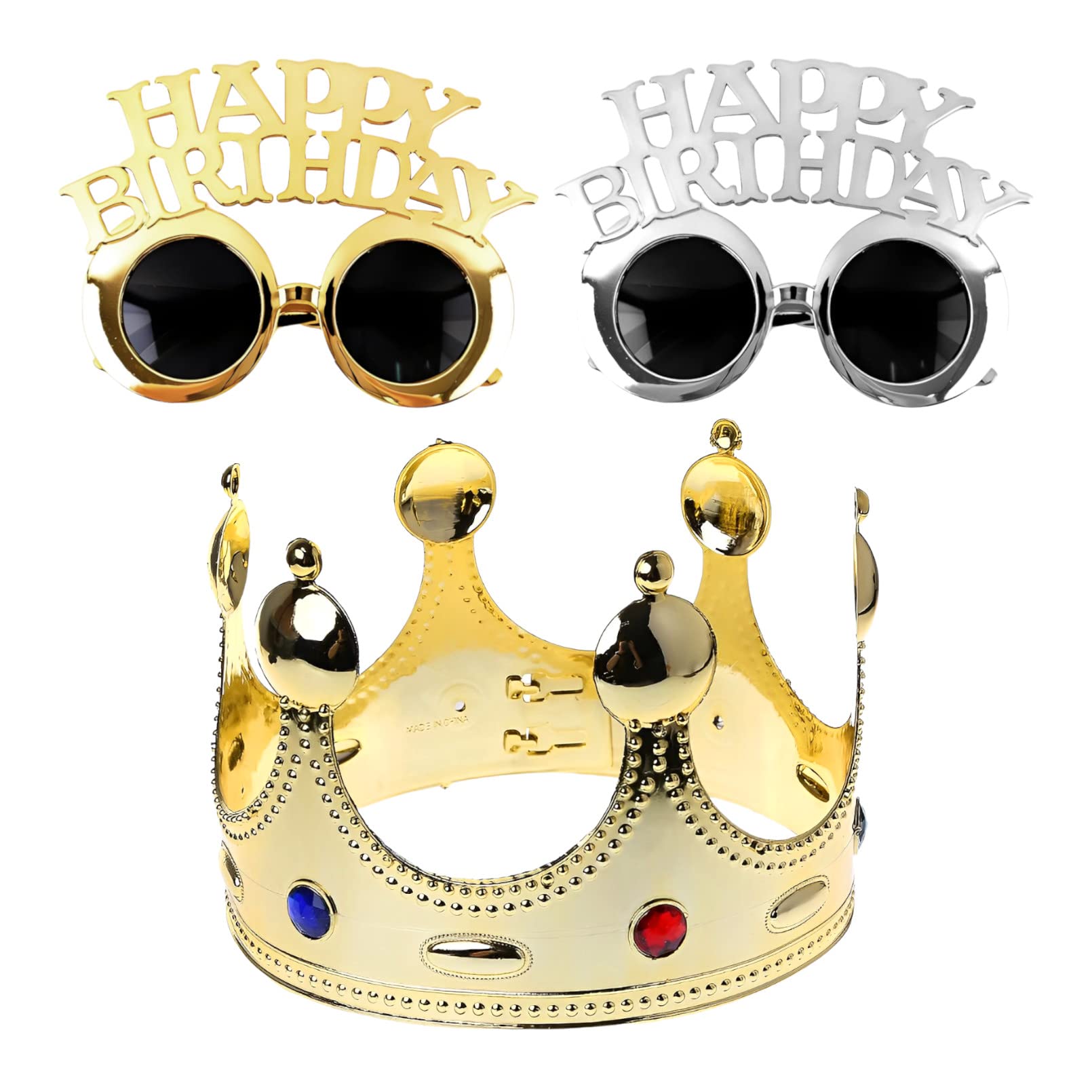 Amazon.co.jp: heizi バースデーメガネ 誕生日 メガネ