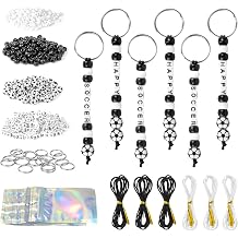 RAWILL 796 Pcs DIY Soccer Keychain Making Kit with Soccer Beads, Letter Beads, Ribbons and Self-sealing Bags, Sport Theme Party Favors Gift