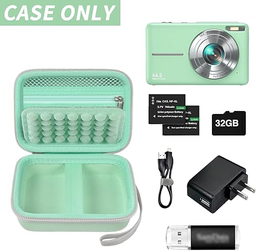 Miniatura 2 de Funda para cámara digital CAMKORYpara Kodak Pixpropara VAHOIALDpara Sony DSCW800 830para Canon PowerShot 180 190. Soporte de almacenamiento para