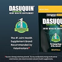 Vista 3 de Nutramax Dasuquin para perros grandes, suplemento de salud articular, contiene glucosamina para perros, además de condroitina, ASU, MSM y más, apoya