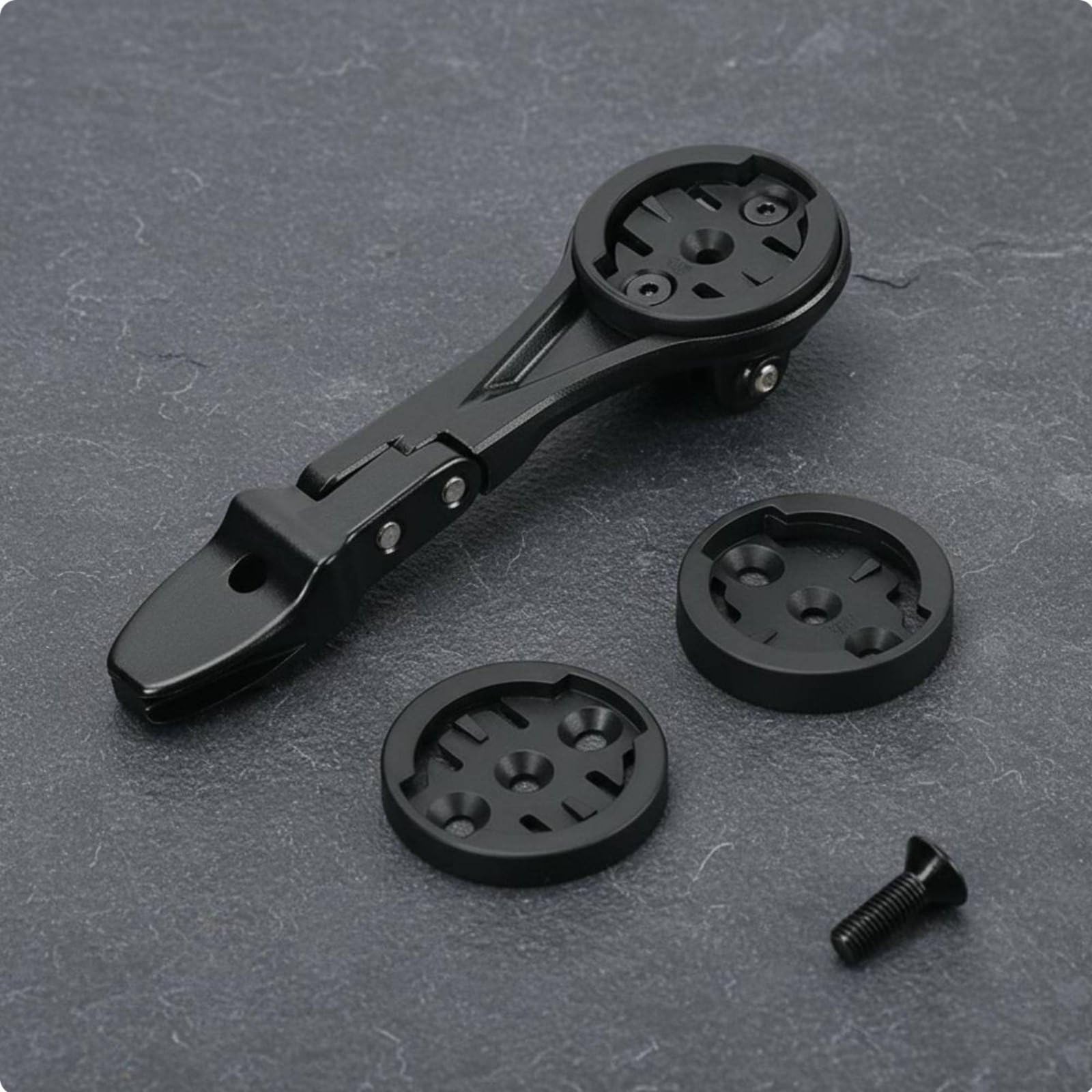 Baoblaze Soporte para Ciclocomputador Bicicleta Montaje Manillar Extensión Delantera con Ajuste de Ángulo Aleación de Aluminio de Alta Resistencia Sujeción