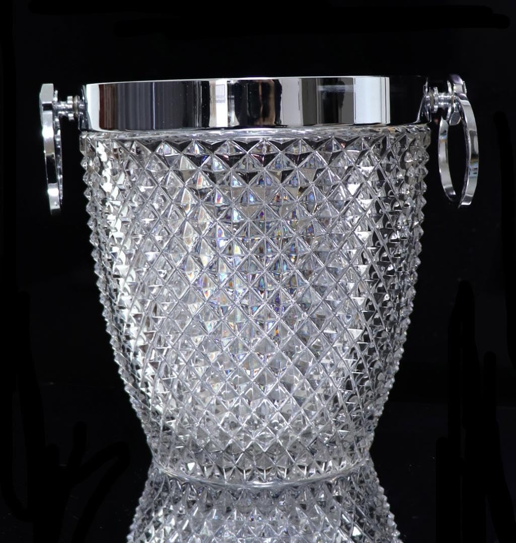 津軽びいどろ 陸奥湾 ワインクーラー 箱付き 秋村実 北洋ガラス