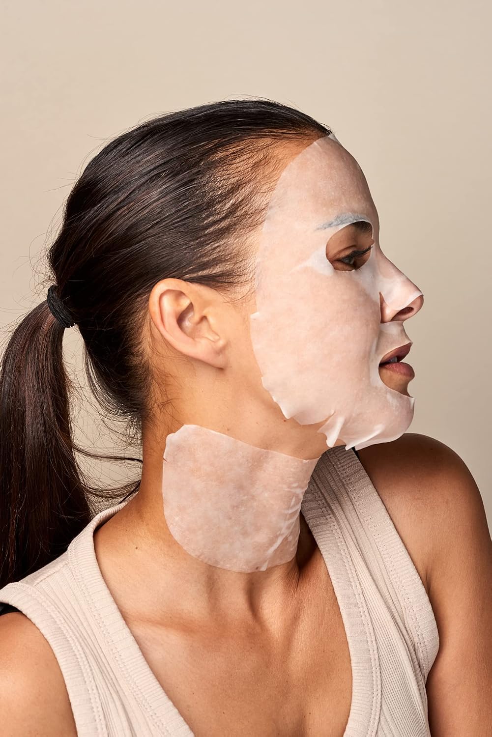 Iroha Nature - Age-defying & Ultra-hydrating 100% biodegradable sheet mask with Collagen– face & neck