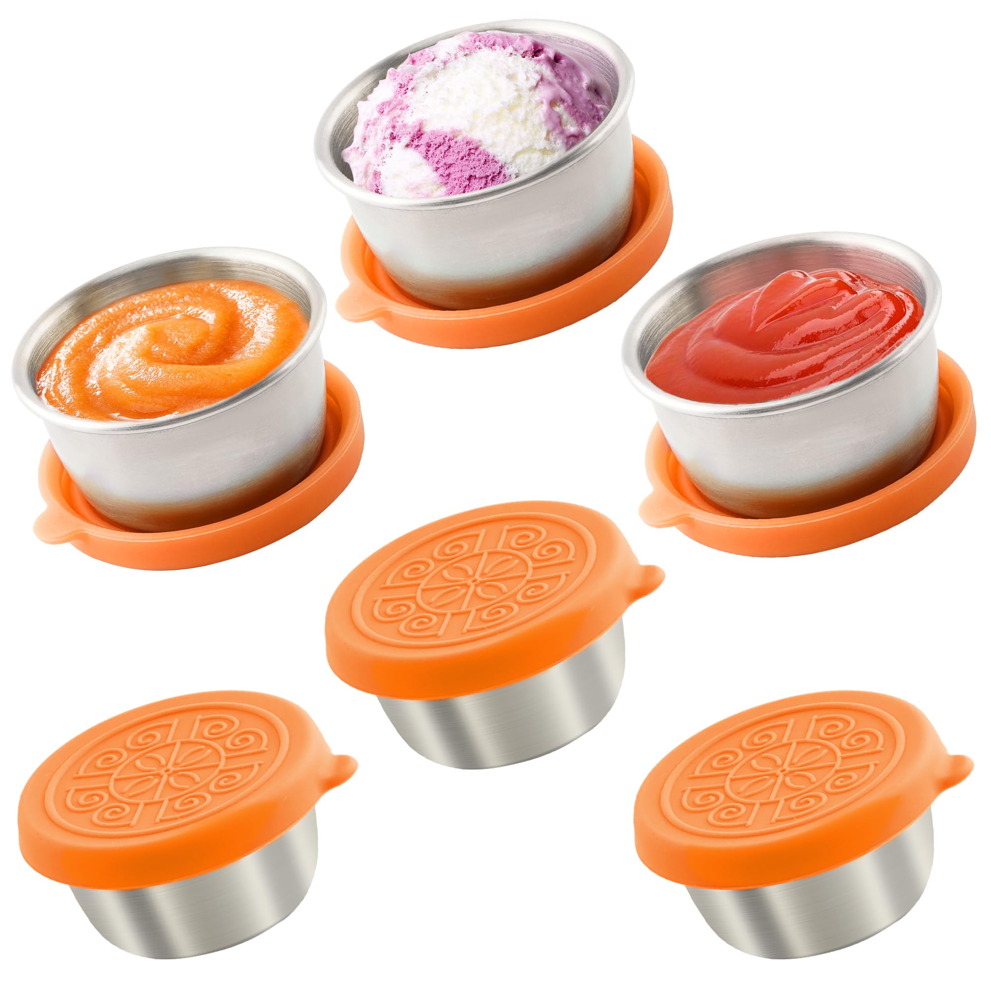 Qukaka Salad Dressing Containers - 6 Pack -20 Qukaka Salad Dressing Containers - 6 Pack -20