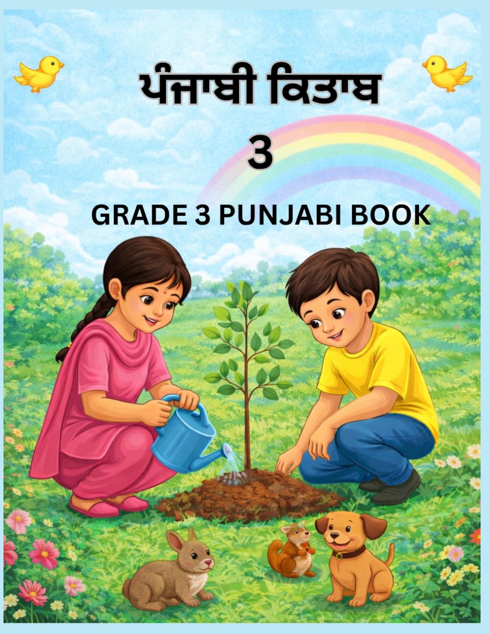 Grade 3 Punjabi Workbook - Moral Stories for Kids: Short Stories, Fun Activities, and Moral Lessons