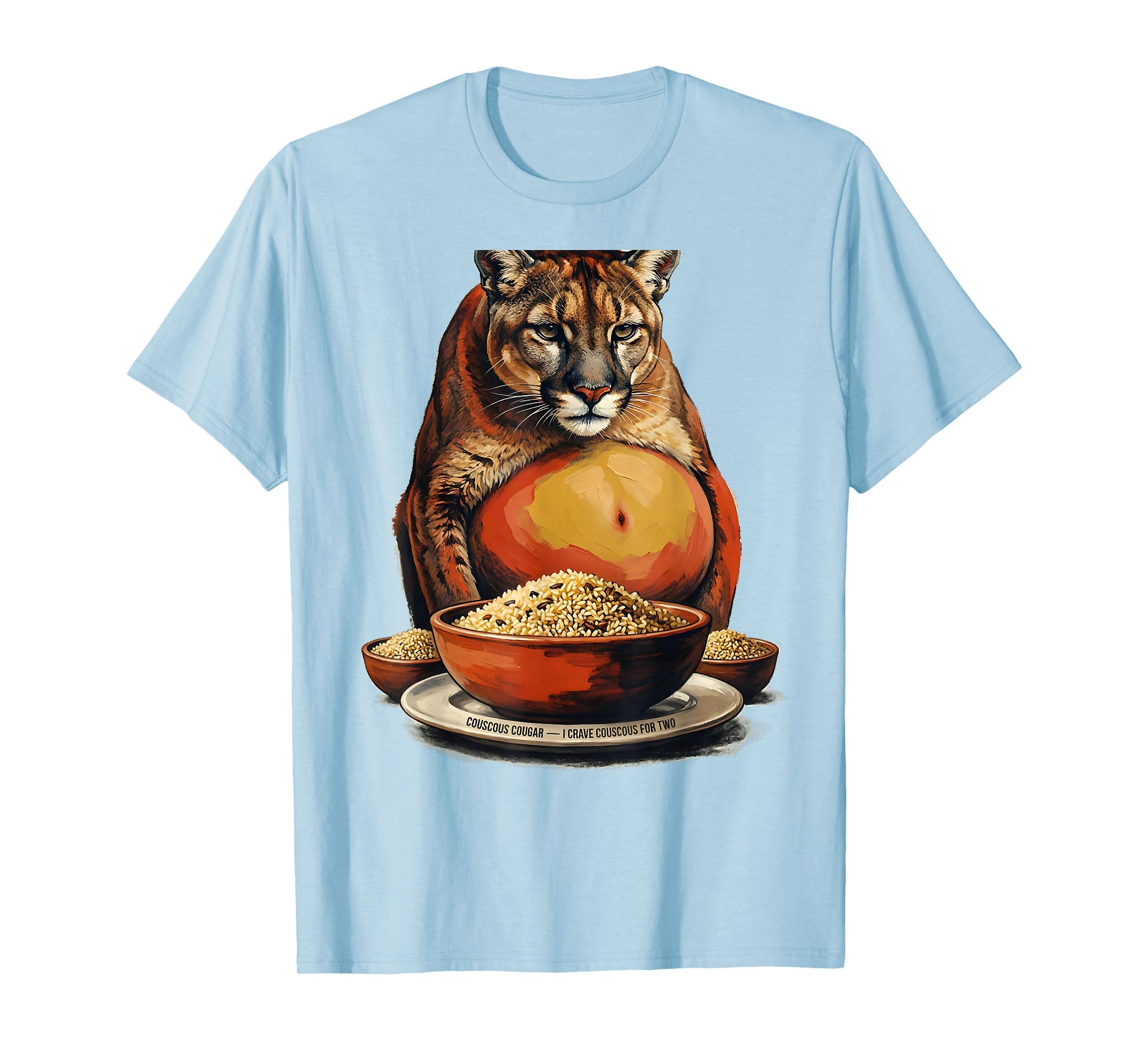 Men's Couscous Cougar — I Crave Couscous For Two Funny T-Shirt