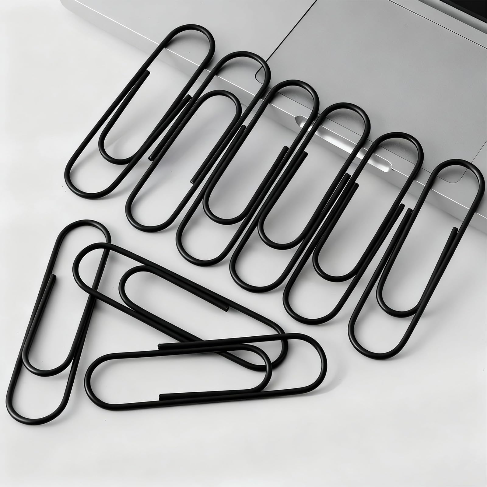 60 Pcs Large Colorful Paper Clips - 4 Inch Jumbo Metal Clips For Office & School