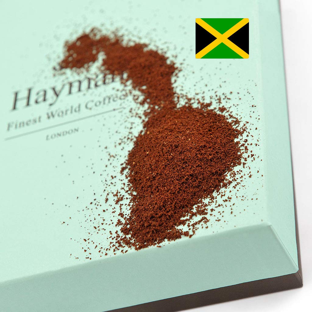 Hayman, 100% Blue Mountain Coffee From Jamaica, Ground, Medium Roast, 3.5oz | Fresh Roasted Jamaican Coffee