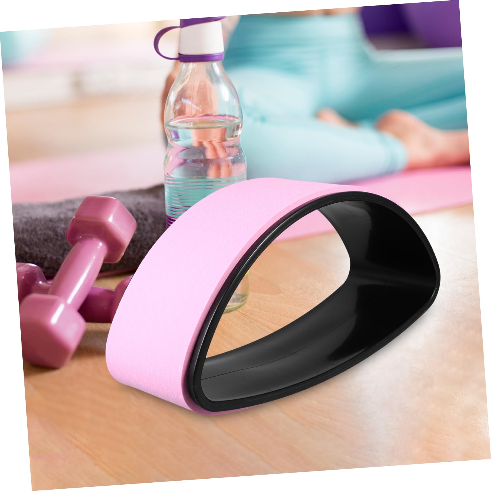 KOMBIUDA Anneau de Yoga Flexible en Eva et TPE pour Femme, Améliore la Souplesse du Dos Haute Capacité de Charge, pour Étirements Dos et Épaules Ouvertes Couleur Aléatoire