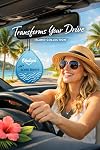 Collection de l'île – Voiture Air Freshener 3-Pack-de-voiture, Océan Breeze & Parfums d'agrumes • Refroidisseurs en papier suspendu pour voitures & petits espaces