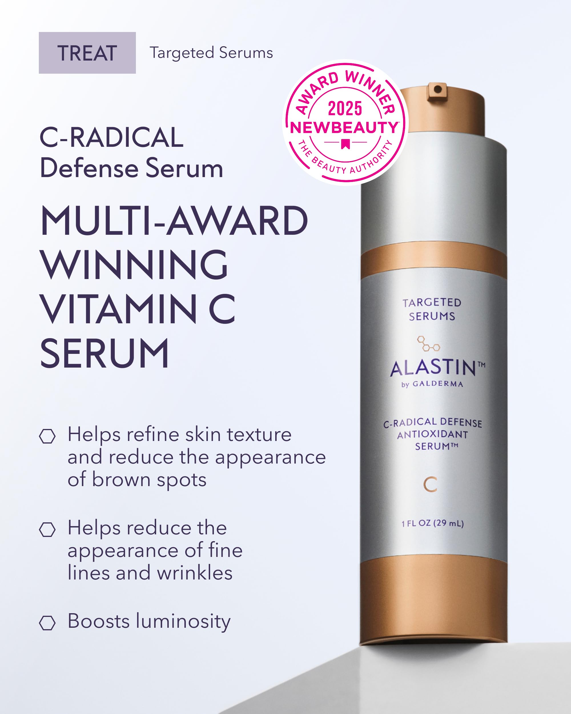 ALASTIN Skincare C-RADICAL Defense Face Serum (1 oz) | Hydrating Vitamin C Skin Serum | Fights Free Radicals | Anti-Aging Formula Reduces Fine Lines, Wrinkles