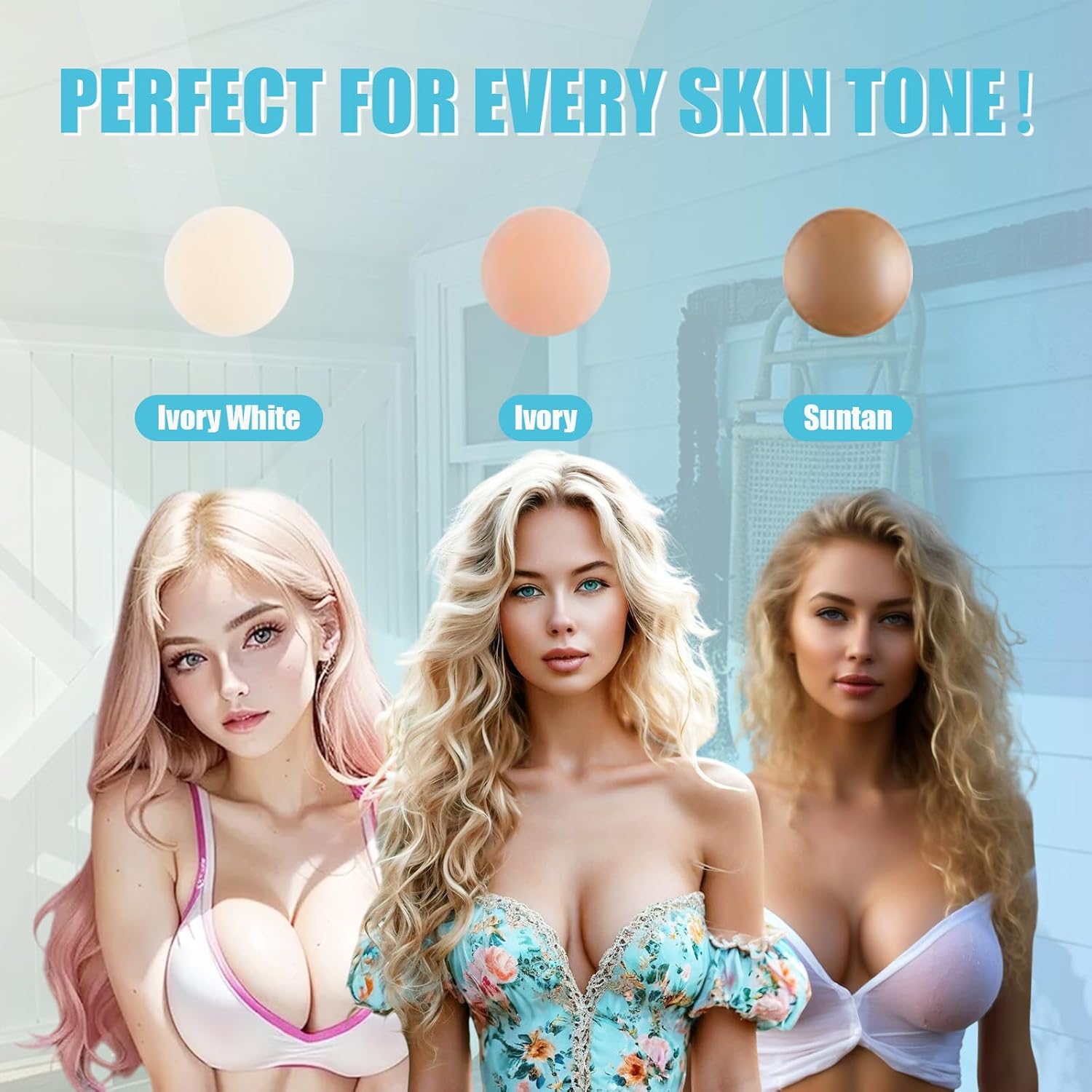 Silicone Breast Forms for Crossdressers Breastplate for Drag Queen Fake Breasts for Transgender Cosplay - Image 6