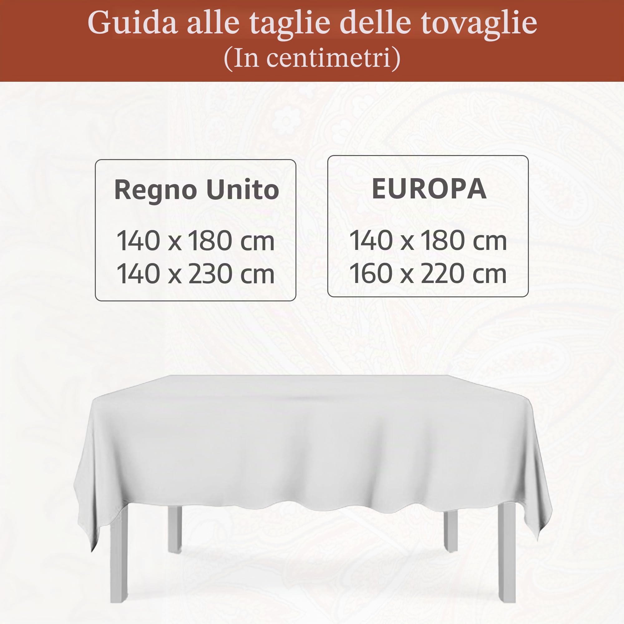Maison d' Hermine Noel, tovaglia in 100% cotone, per cucina, cena, tavolo, decorazione per feste, matrimoni, giorno del Ringraziamento, Natale (rettangolo, 160cm x 220cm)