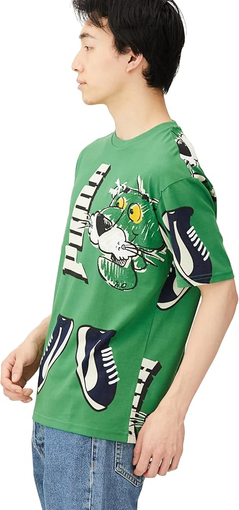 ★ プーマ Tシャツ ★ プーマ（PUMA）（メンズ）MWQ 長袖Tシャツ 630169 86 GRN