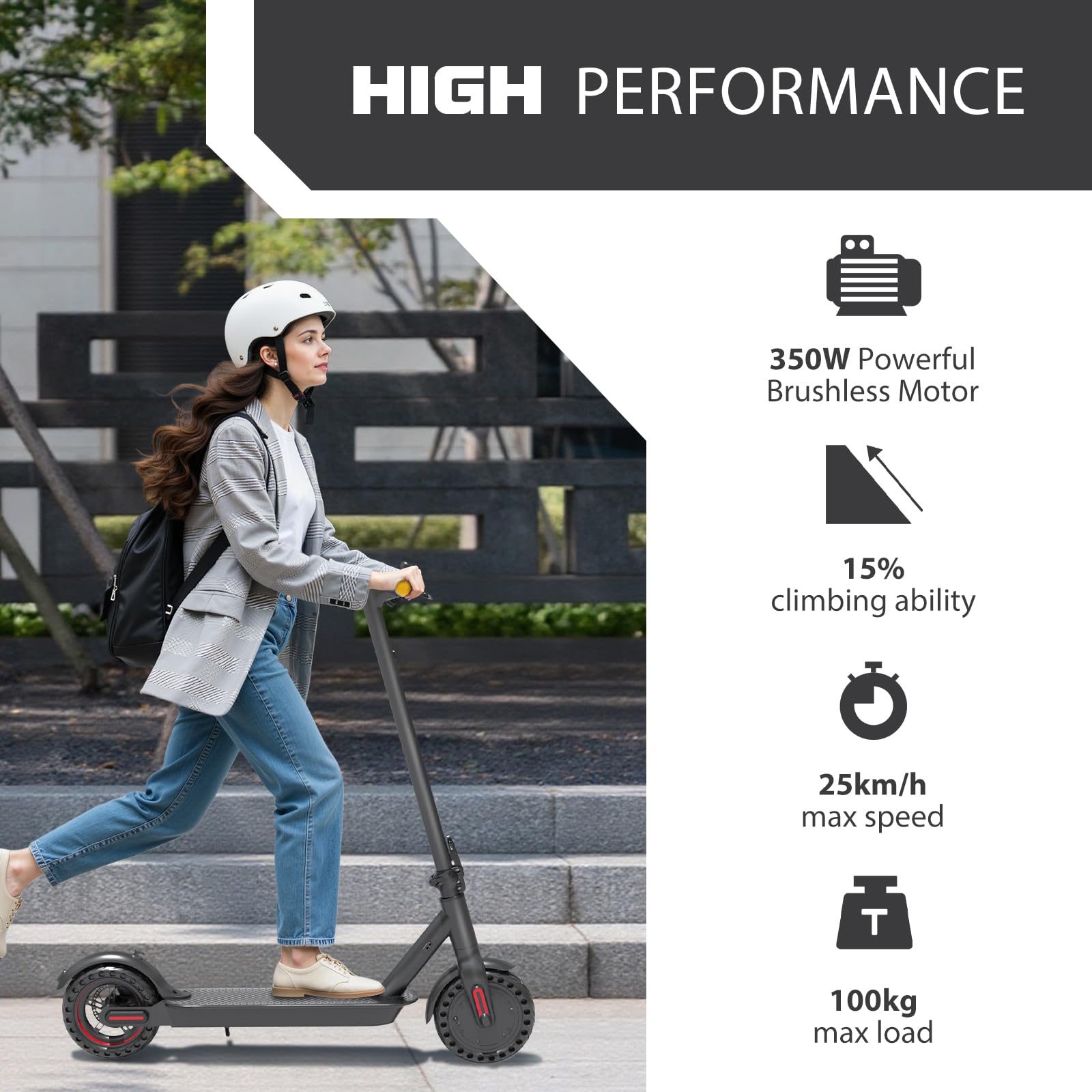 Trottinette électrique Pliable 350W – 25 Km/h – Autonomie 30 Km – Adulte