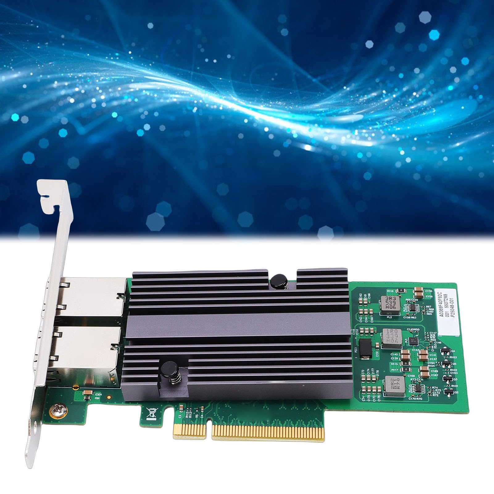 Karta Sieciowa 10 Gb, Server 2025 2022 2019 2016 2012 11 10 8 7 Obsługa, Karta Sieciowa PCIE X8 z Podwójnymi Portami RJ45, dla RHEL SLES FreeBSD