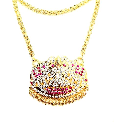 Rifana gold impon lakshmi dollar chain 