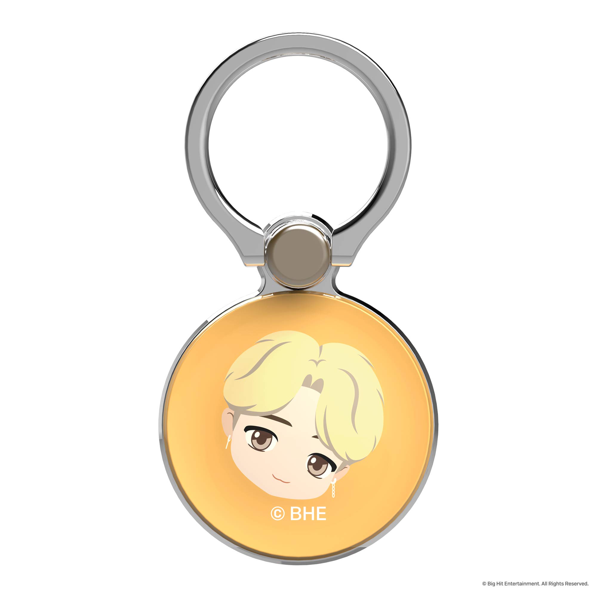 iFace TinyTAN BTS Official Licensed Cell Phone Ring Holder Accessory – Cute Phone Stand Grip Compatible with iPhone 14 Pro Max, 13 Pro Max, Samsung Galaxy Army Merch (Jimin)