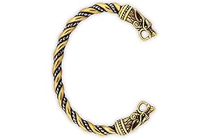 Viking Arm Ring: Wolf, Raven, Bear Symbolism for Strength and Protection