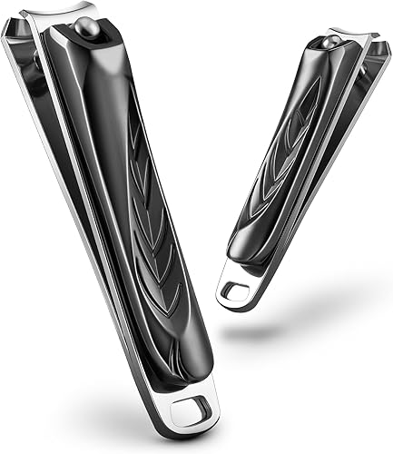 Miniatura 8 de BEZOX Elegante juego de cortaúñas para uñas, cortaúñas de precisión para adultos para uñas gruesas, diseño ergonómico, cortador de uñas para hombres