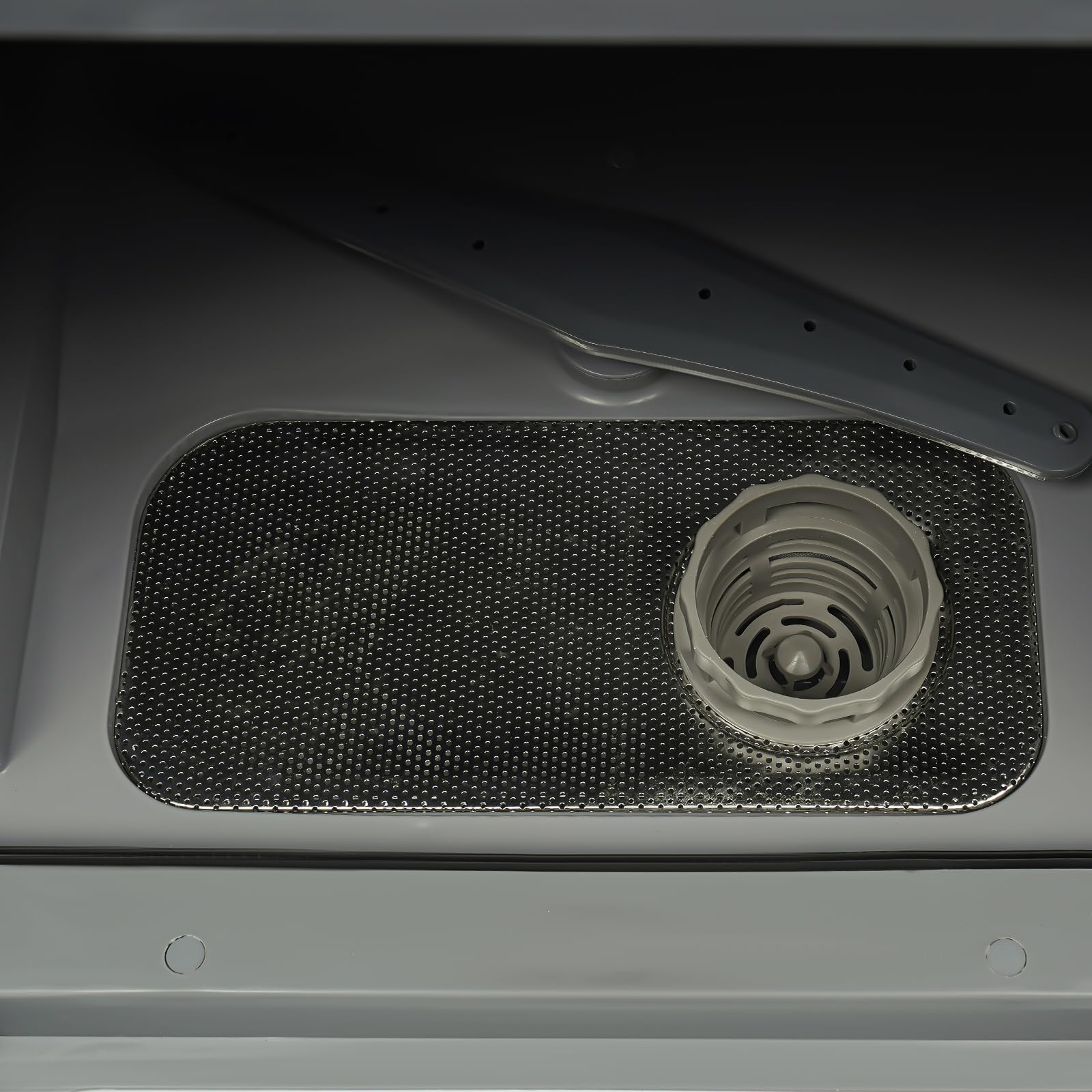 Mini Geschirrspüler, 1100W Spülmaschine mit 4 Waschprogramme und 6L Eingebautem Wassertank für 6 Bestecksätze 360° Drehbare Sprühvorrichtung Tischgeschirrspüler für Kleine Wohnungen Wohnheime