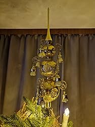 Lauschaer Christbaumspitze Old Germany - Mundgeblasener Weihnachtsschmuck