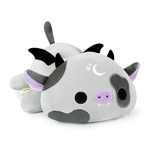 Onsoyours Original Cute Bat Cow Plushie, Soft Stuffed Cow Squishy Plush Animal Toy Cow with Wings Bat Pillow for Kids (Bat Cow, 12") - Bat Cow a - 12''