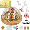 Make Your Own Night Light, Rabbit DIY Kits for Girls Creative Magic Night Light USB Upgrade Edition Bunny Toys, Arts and Crafts Lamp Project for Girls, Gifts for 4 5 6 7 8 9 10 Year Old Girl