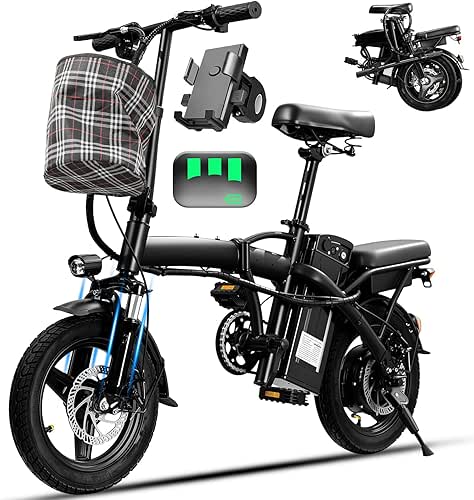 Electric Bike for Adults Teens, Commuting Folding ebike with 560W