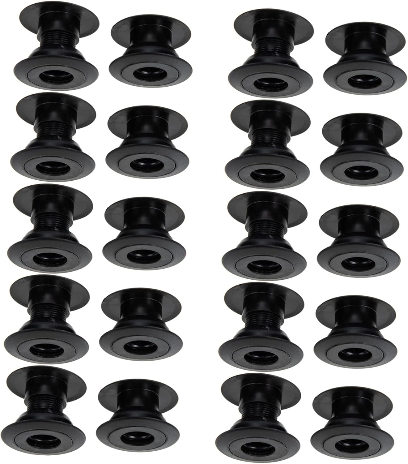 KICHOUSE 20pairs Foosball Table Parts Replacement Shafts Bushings Rod Bearings for Football Machine