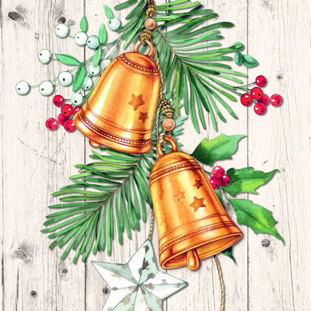 IHR Papierservietten „CHRISTMAS ON WHEELS“ – 20 Stück, 33 X 33 Cm, Dreilagig